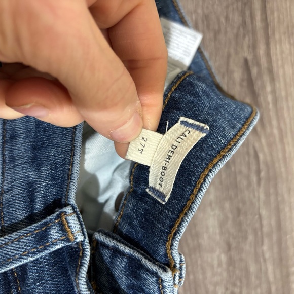 Madewell Vintage Cali Demi-Boot Subtle Flare Jeans 27 Tall - Picture 9 of 10